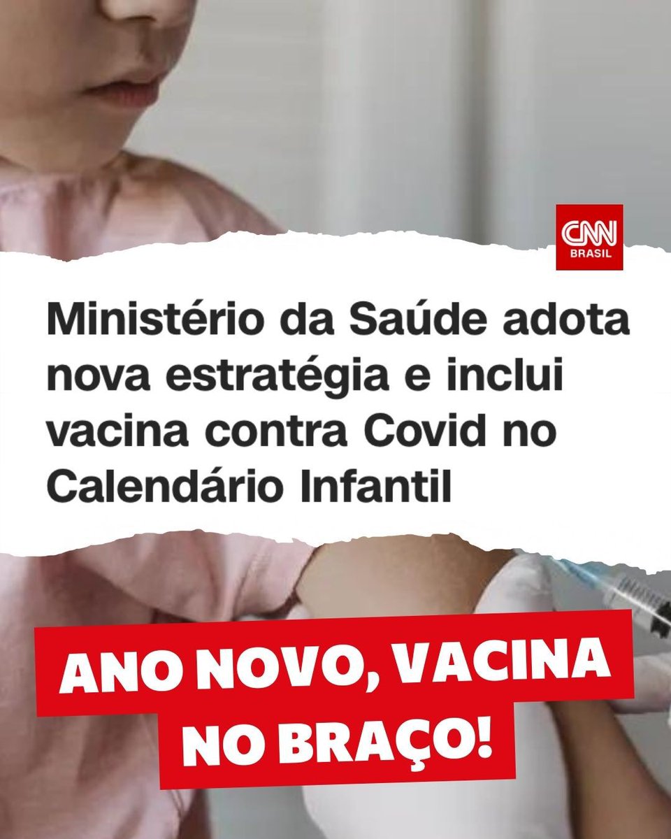 jandira_feghali's tweet photo. ANO NOVO, VACINA NOVA!
Agora, as vacinas contra Covid-19 fazem parte do Calendário Nacional de Vacinação e serão atualizadas a cada ano. Crianças de 6 meses a 5 anos, idosos, gestantes e grupos de risco são prioridade. Vacina é vida! https://t.co/eInMTXcKSA