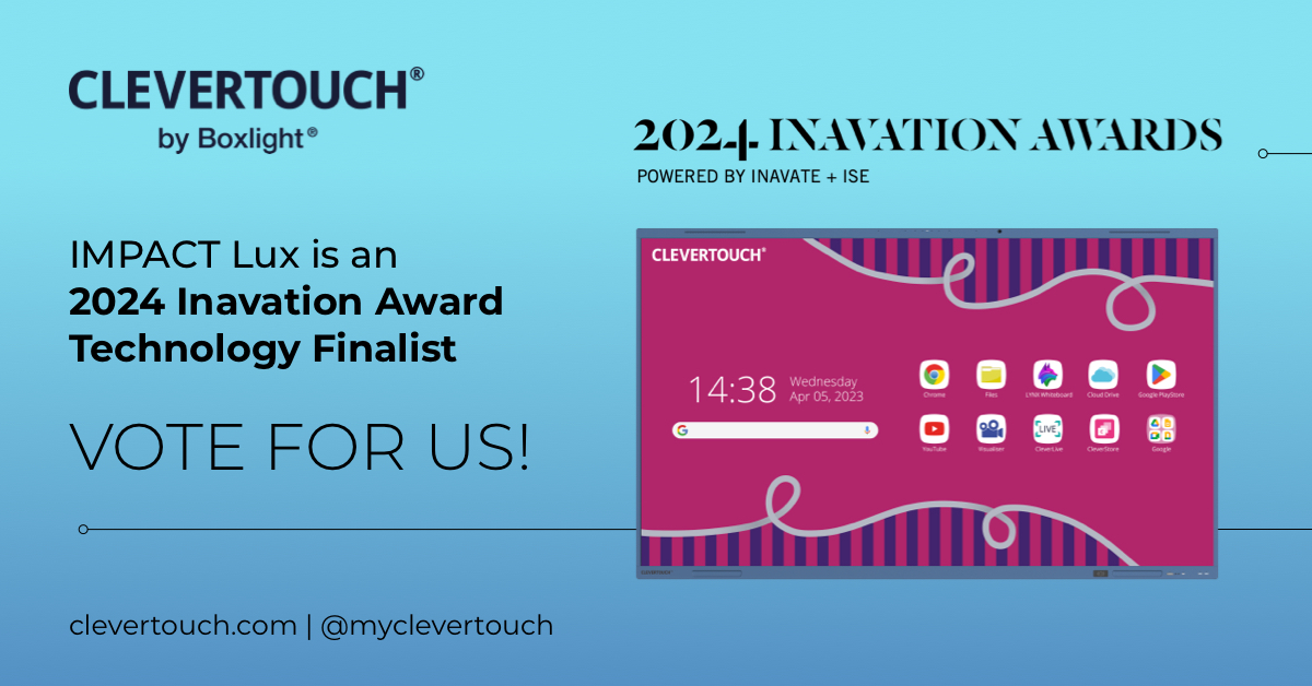 myClevertouch's tweet photo. There is still time to vote 🙌 We need your votes to secure a WIN for #clevertouch! 🏆🤞

📢 Make your voice count and take just a few minutes to cast your vote ➡️ https://t.co/i90hI89gyC 

#avtweeps #avislife #edutwitter #edtech #inavationawards #myclevertouch #boxlight https://t.co/mtn1Z2vnZy