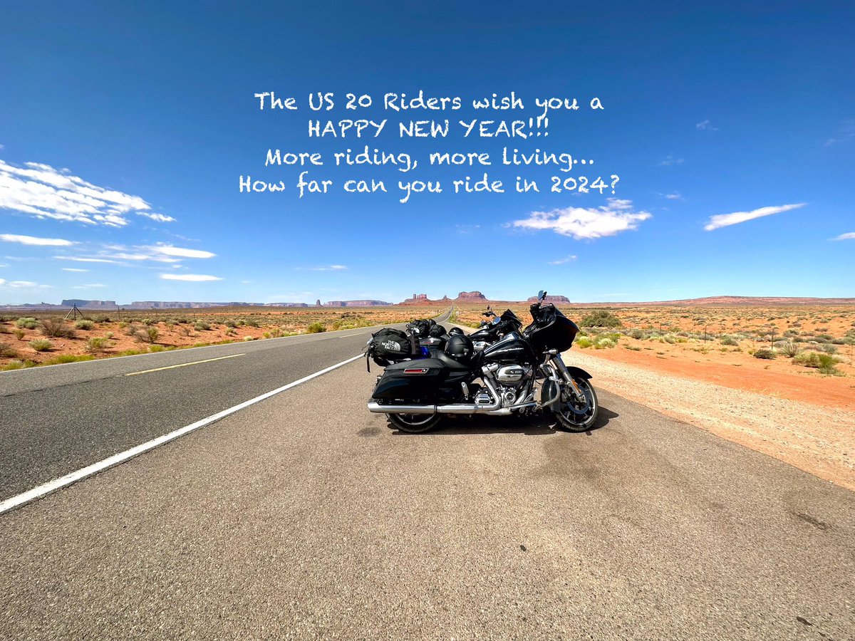 us20riders's tweet photo. We wish you a healthy and memorable year 2024!
Lots of riding, alone and in great company.
May our paths cross, on the road or here, online.
Keep riding my friends!
Cheers 🍻 https://t.co/jtCyCOOCTn