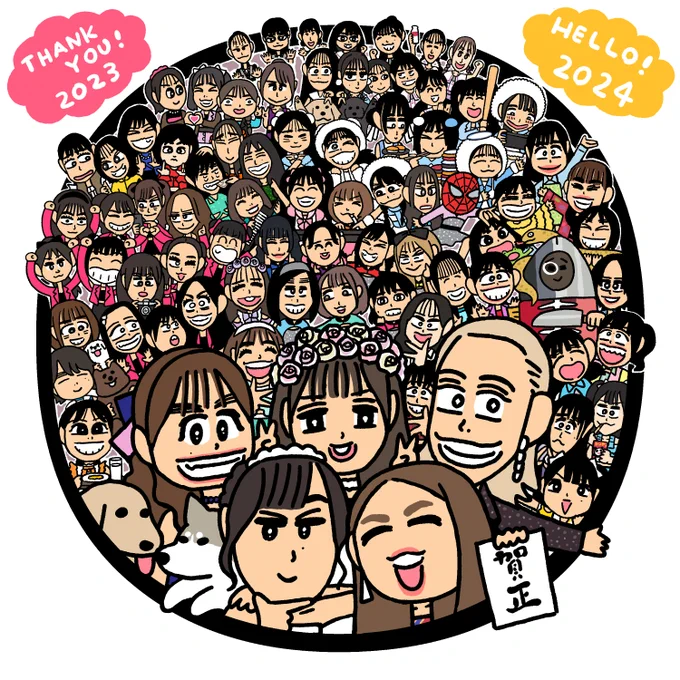 #ハロプロイラストカウントダウン2023 #morningmusume24  #angerme   #juicejuice  #tsubaki_factory  #beyooooonds  #ocha_norma  #hpkenshu 