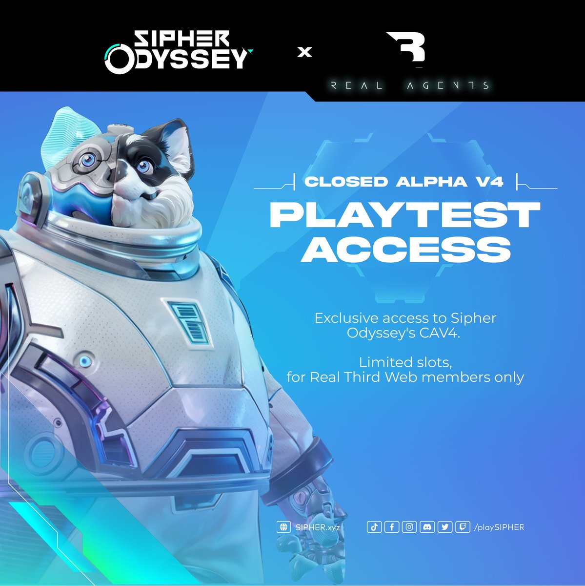 gm,

we partnered with <a href="/playSIPHER/">SIPHΞR</a> to bring this awesome game to our holders. Registrations have been sent for the first round of testers from the community.