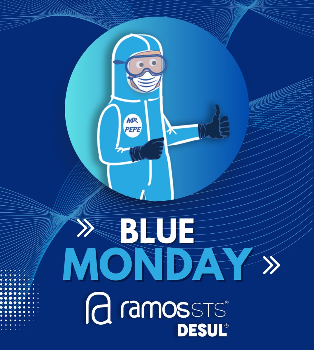 RamosSts_'s tweet image. 😄 ¡Hoy es #BlueMonday, pero en @RamosSts_ estamos más felices que nunca!

💙 Llevamos el azul con orgullo y convertimos el Blue Monday en un día lleno de positivismo y #Protección

🆒 ¡Contágiate de nuestros colores!

#SomosAzules #RamosSTS #EPI #VestuarioDeProtección
