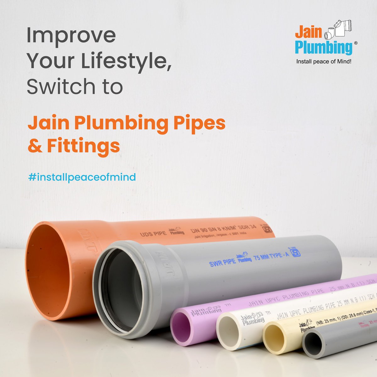 JainPlumbing's tweet photo. "Navigate the currents of modern plumbing effortlessly with Jain's diverse range of pipes and fittings. Crafted for durability and style, it's time to #installpeaceofmind in every drop." 

#pipes #plumbing #durabilityassured #watermanagement https://t.co/4bkkd3jBSJ