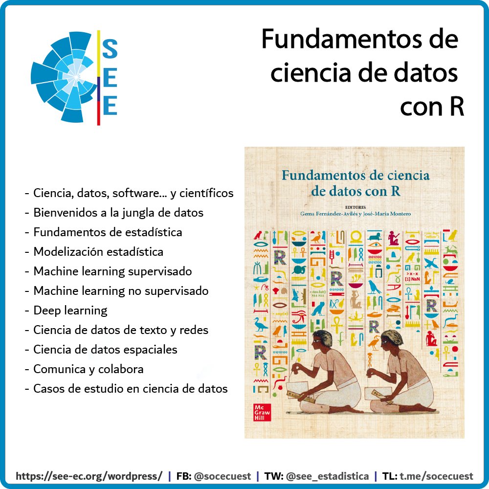📘 Fundamentos de ciencia de datos con R 📘

📌 cdr-book.github.io/index.html

#CienciaDeDatos #TransformaciónDigital #R #RStudio #RStats #datascience #analytics #stats #book