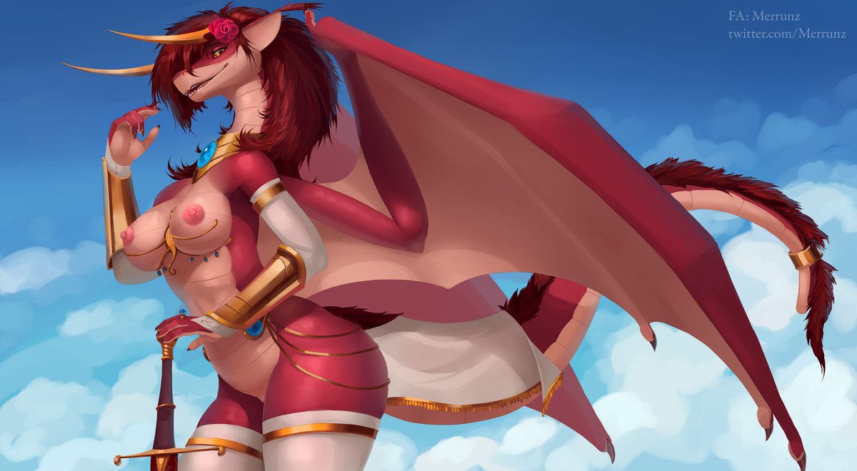 "Happy New Year from your favorite dragon sluts~"