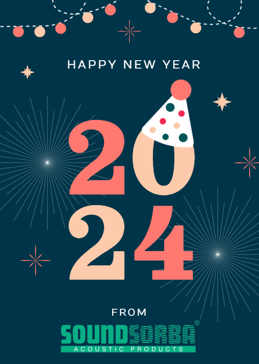 soundsorba's tweet photo. A Happy New Year to everyone, from all of the team here at Soundsorba! We look forward to working with you all to make 2024 our best year yet!
If you have a need for sound absorption then don't hesitate to contact our sales team on 01494 536888 or email info@soundsorba.com https://t.co/WrYADV8pzg