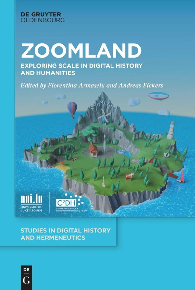 Come to #Zoomland! So excited to see this brilliant volume published (#OA) @C2DH_LU/@degruyter_pub! Delighted to have contributed a piece on #ScalableReading of #newspaper|s. Focused on discourses on democracy in the #WeimarRepublic. #DigitalHistory #DH degruyter.com/document/doi/1…