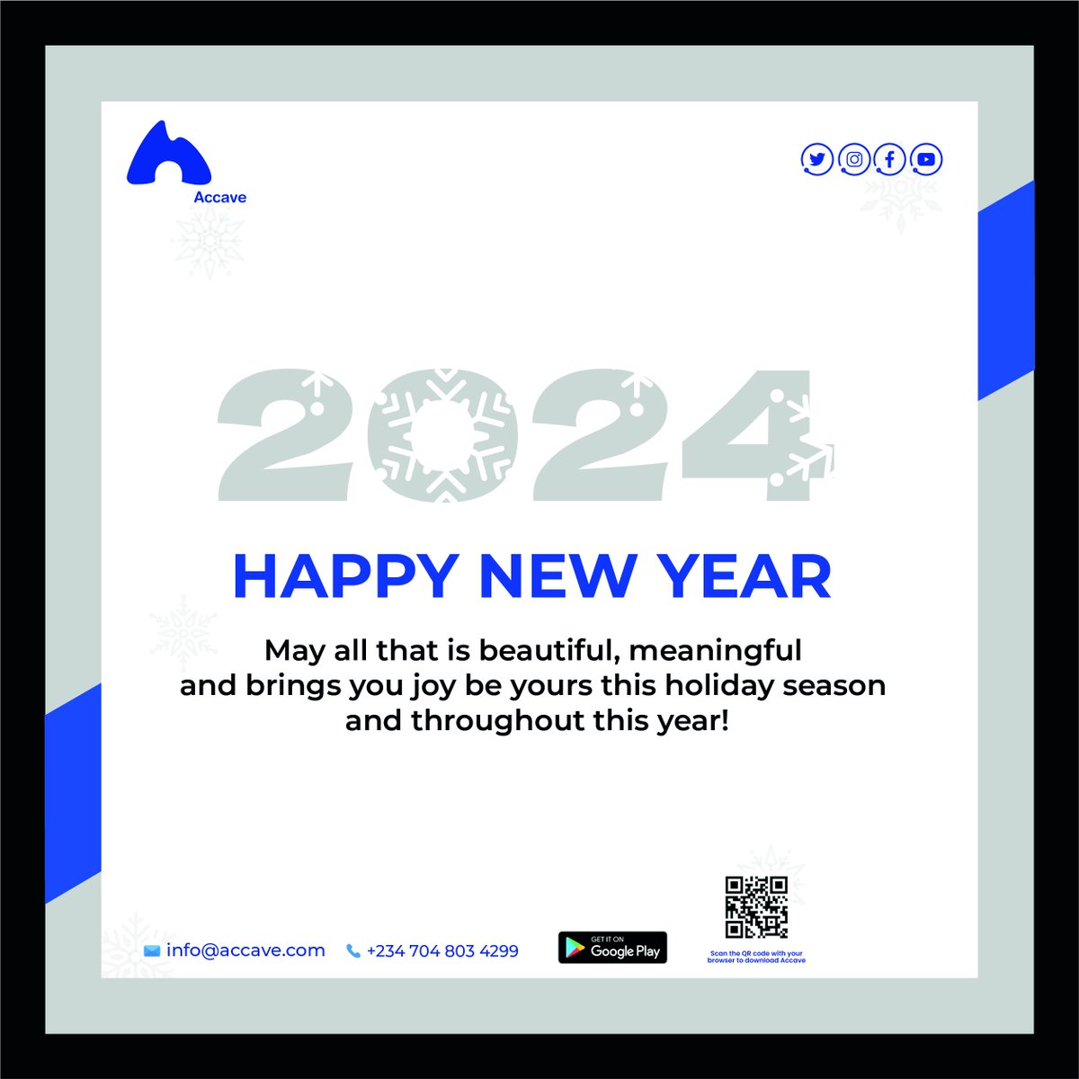AccaveApp's tweet photo. Wishing you a year ahead filled with laughter, love, and limitless possibilities. Happy New Year and may your dreams take flight! #Accaveapp #learningisfun #learnwithaccave https://t.co/JmGUggl7fM