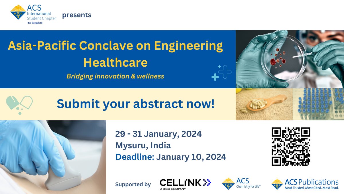 ACS_IISc's tweet image. We are happy to announce that @CELLINK3D is supporting us in Asia-Pacific Conclave on #Engineering and #Healthcare. Join us in this collaborative journey.
healthcareconclave-iisc.com
#AsiaPacificConclave
