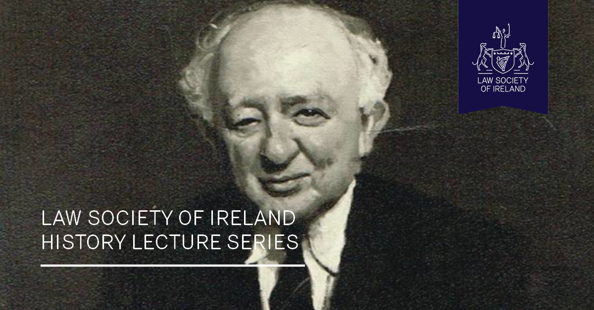 The next instalment of the Law Society History Lecture Series, exploring the life and legacy of Michael Noyk, takes place this month. Learn more about this remarkable Irish-Lithuanian solicitor, who served as a legal advisor to Michael Collins: lawsociety.ie/news/news/Stor…