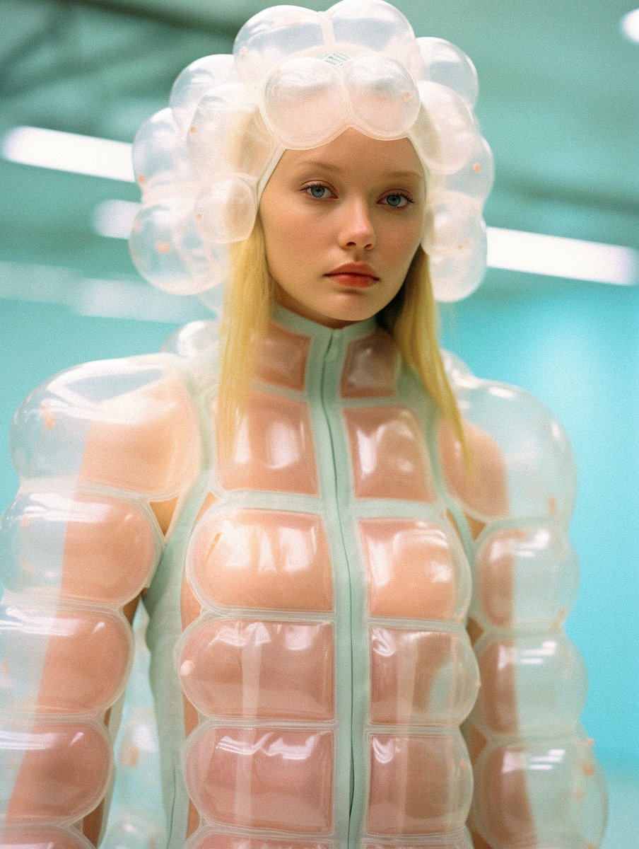 krea_eth's tweet photo. 2024 - ai fashion exports 👀 #aiartcommunity https://t.co/3z3YTc85ap