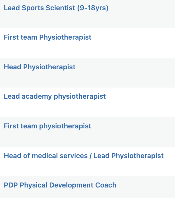 FMPA_Official's tweet photo. FMPA RECRUITMENT:  Latest jobs

#workinfootball #sportsscience #footballscience #physio #physiojobs #footballphysio #footballcoach #developmentcoach

➡️ https://t.co/Xa2mGhKuUb https://t.co/886R3fB8y9