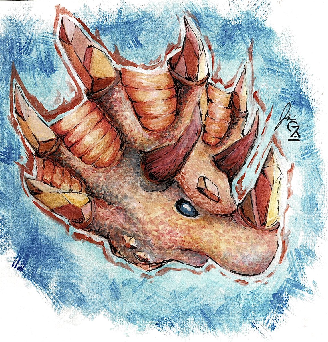 KaizenKitz's tweet photo. Pyroceratops https://t.co/2q21j2nUmR