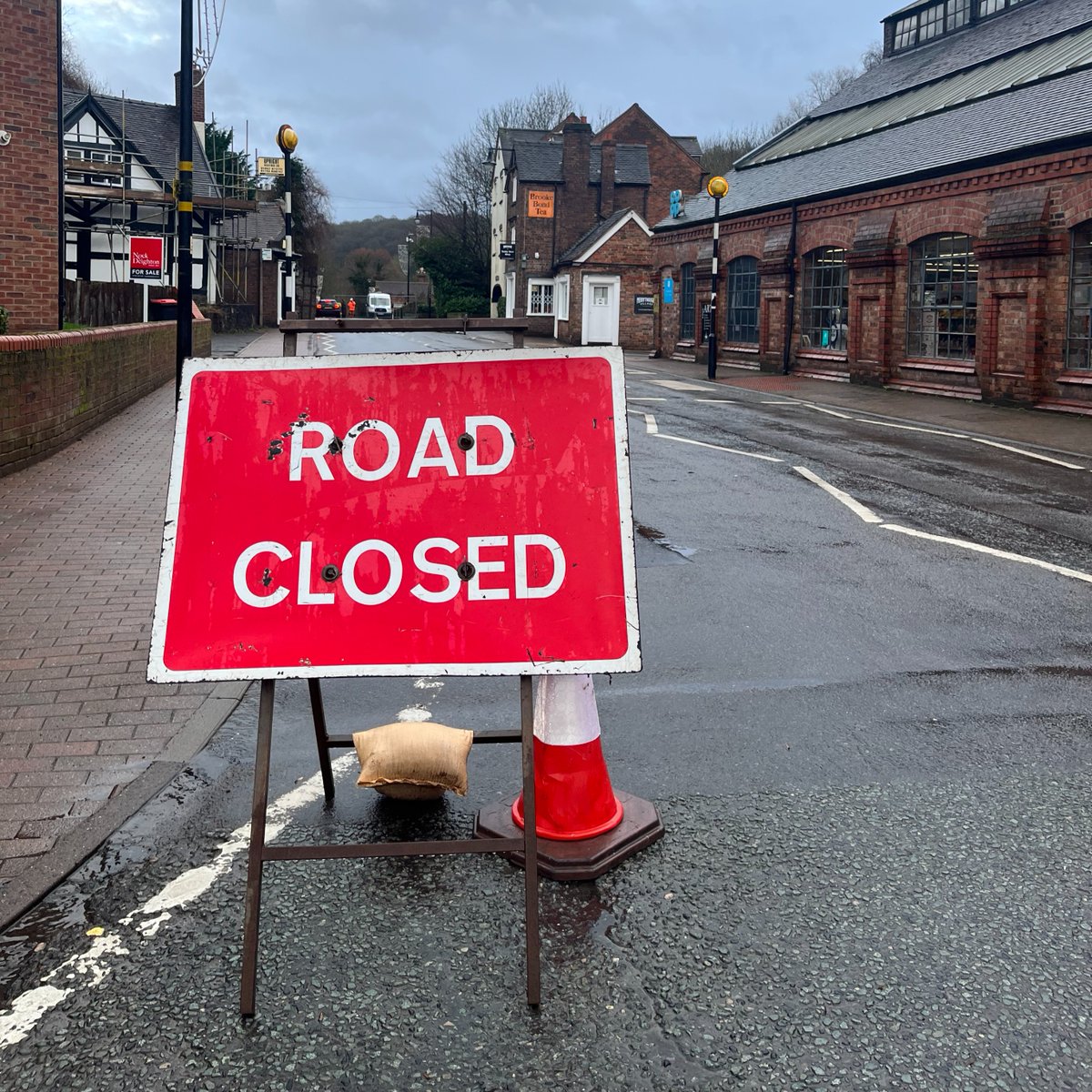 The Wharfage in Ironbridge is currently closed while precautionary flood barriers are in place. Please follow diversion signs when travelling between our sites.

#Ironbridge #Coalbrookdale