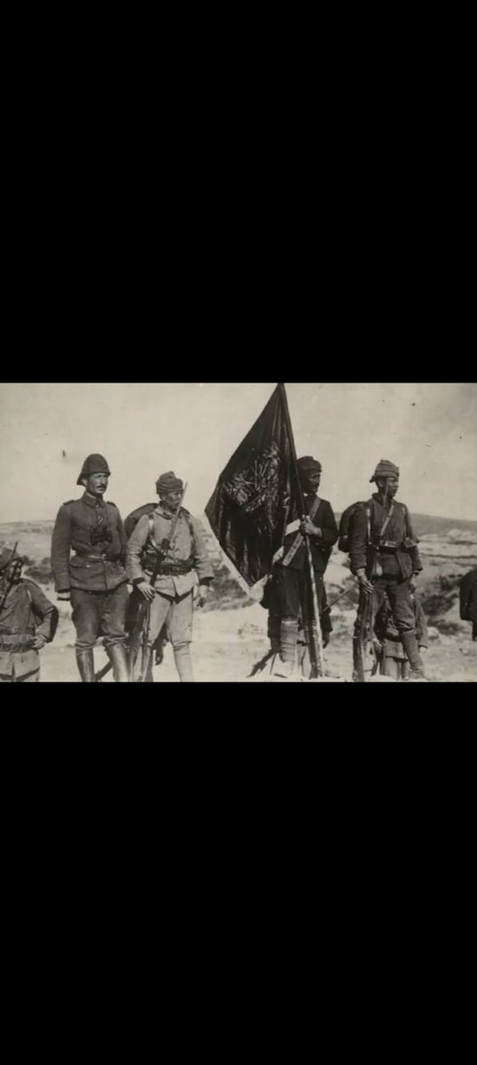 Napalım şimdi bu dedelerimizin elinde Tevhid sancağı var. Red mi edelim hain mi diyelim??????