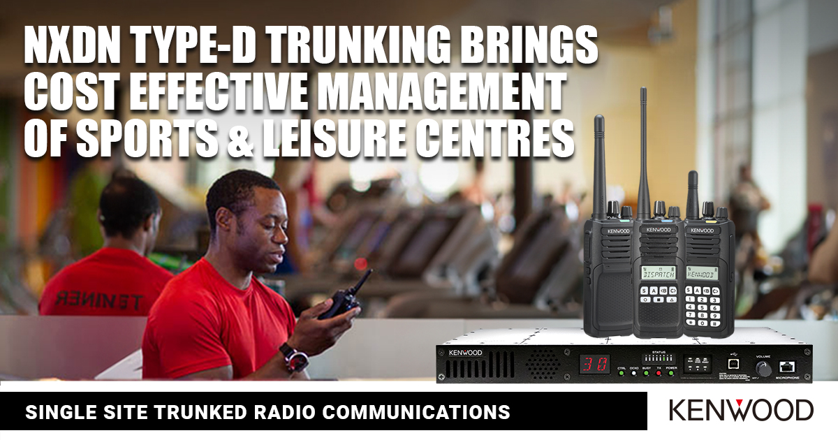 #LeisureCentres present unique challenges to #Health&amp;Safety, #security &amp; #OperationalEfficiency. Coordinate #instructors, Facilities, Maintenance, SecurityTeams &amp; FirstAiders at the push of a button with lower-cost #NXDN Type-D trunking. 

t: 023 8071 8713