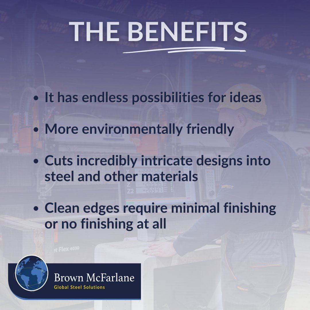 Endless possibilities 💡

Here at our processing facility in Stoke-on-Trent, we are able to use our latest Waterjet Cutting technology in the form of two Bystronic machines. 

#waterjetcutting #steelindustry #steelplates #environmentallyfriendly #waterjet #steelcutting