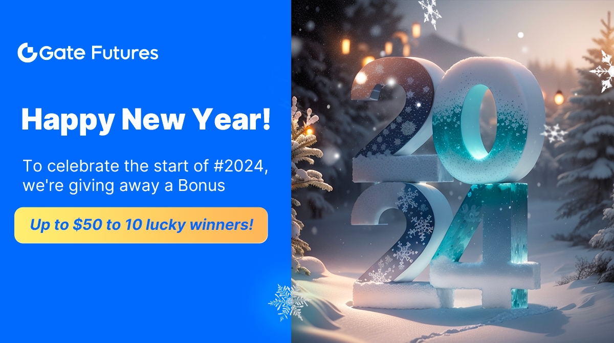 GateFutures's tweet photo. 🎇Happy New Year!

🎁To celebrate the start of #2024, we're giving away a Bonus in up to $50to 10 lucky winners!  

⤵️Join now 
https://t.co/LLdiRngEPy

To enter:
✅Follow @Gateiofutures
✅Like & RT
✅Comment your 2⃣0⃣2⃣4⃣ #crypto resolution with the hashtag, #GateiofuturesResolutions

Good luck!