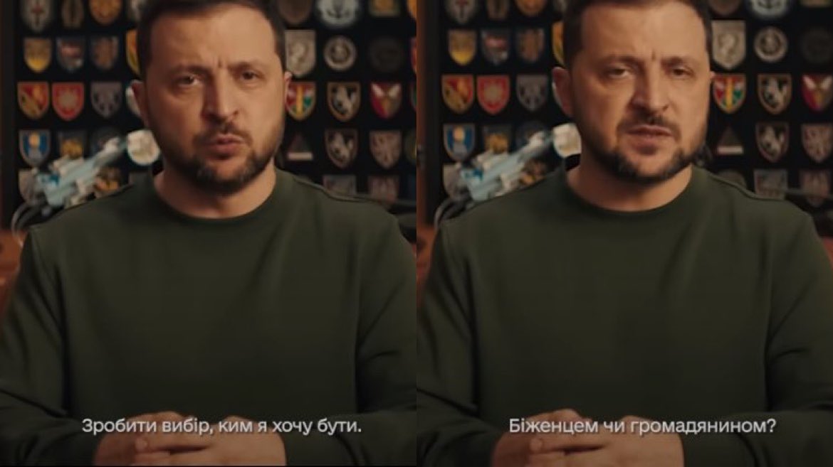Він серйозно це сказав?

1. Відколи біженці, це «вибір», а не примусовий крок? Сьогоднішні прильоти цьому не підтвердження?
У всьому світі є термін біженці і вперше в історії бачу, щоб офіційне обличчя вживало його в контексті засудження.
2. З яких пір біженці не громадяни🤡