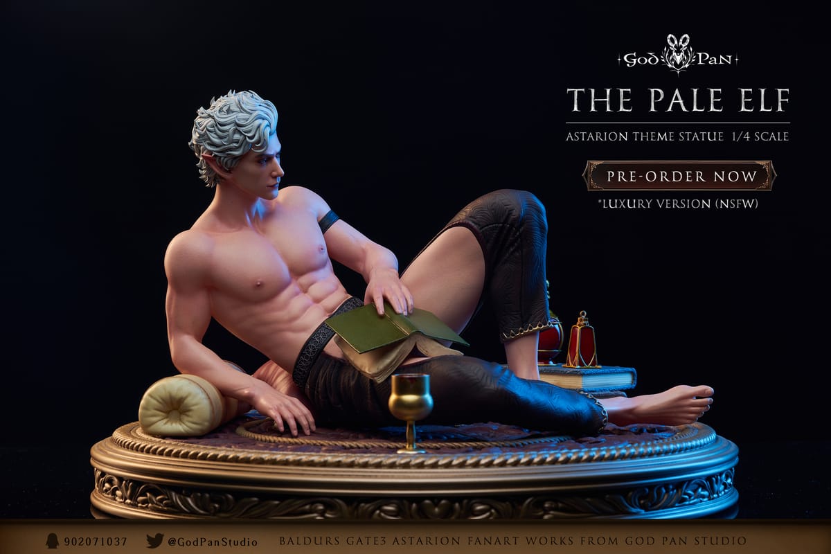 kyranga_figure's tweet photo. - Figure: Baldur's Gate 3 The Pale Elf
- Price: $598.38
- Brand: God Pan Studio
- Link: https://t.co/IZSlFOCHS9

#kyranga #figure #AnimeFigure #GodPanStudio #Elf https://t.co/WR34z6kWQr