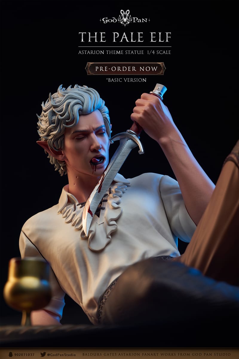 kyranga_figure's tweet photo. - Figure: Baldur's Gate 3 The Pale Elf
- Price: $598.38
- Brand: God Pan Studio
- Link: https://t.co/IZSlFOCHS9

#kyranga #figure #AnimeFigure #GodPanStudio #Elf https://t.co/WR34z6kWQr