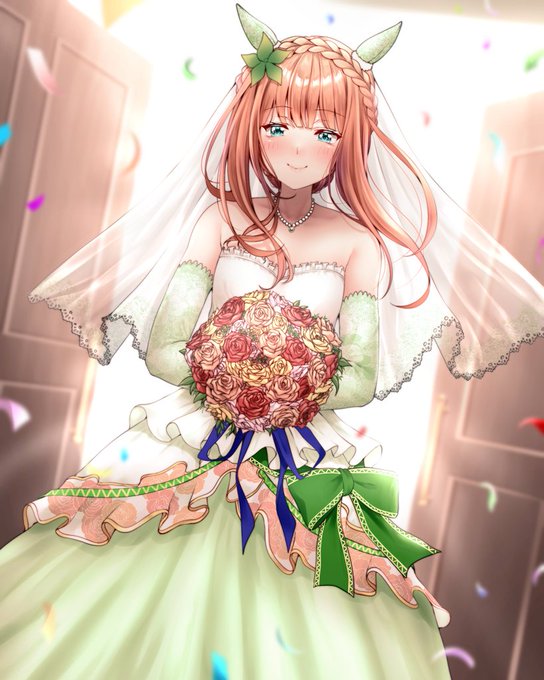 「elbow gloves wedding dress」 illustration images(Latest)