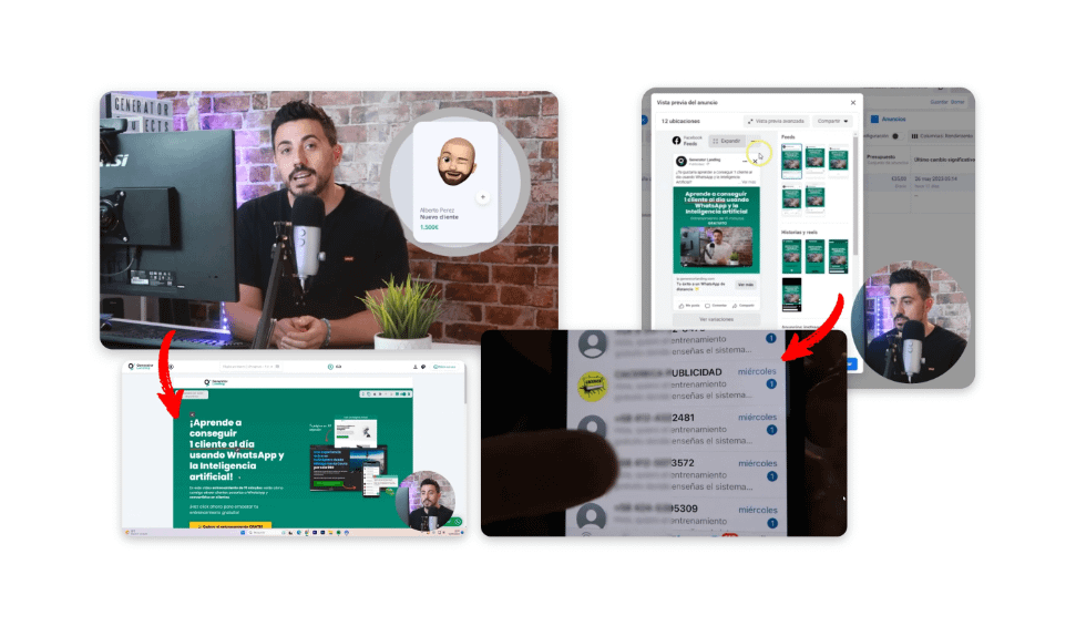 He creado el curso "1 Cliente Al Día"

Aprenderás a:

- Crear landing pages con IA
- Conseguir 1 cliente al día
- Vender en WhatsApp
- Aumentar tus ventas

Será gratis por 24 horas!

Si lo quieres:

1) Repost
2) Comenta "Yo"

(Sígueme para poder enviártelo al DM)