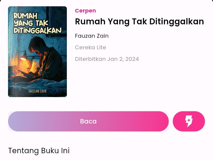 Cerpen pertama di <a href="/CerekaApp/">Cereka</a> &amp; cerpen pertama tahun 2024. Cerita anak muda untuk anak muda.

Terima kasih editor Cereka.