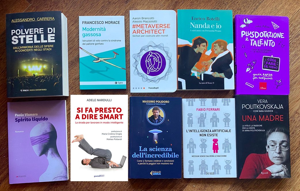 Dieci libri per iniziare il 2024 planando sulla Complessità con un surf chiamato Curiosità.
italianidifrontiera.com/storie/dieci-l…