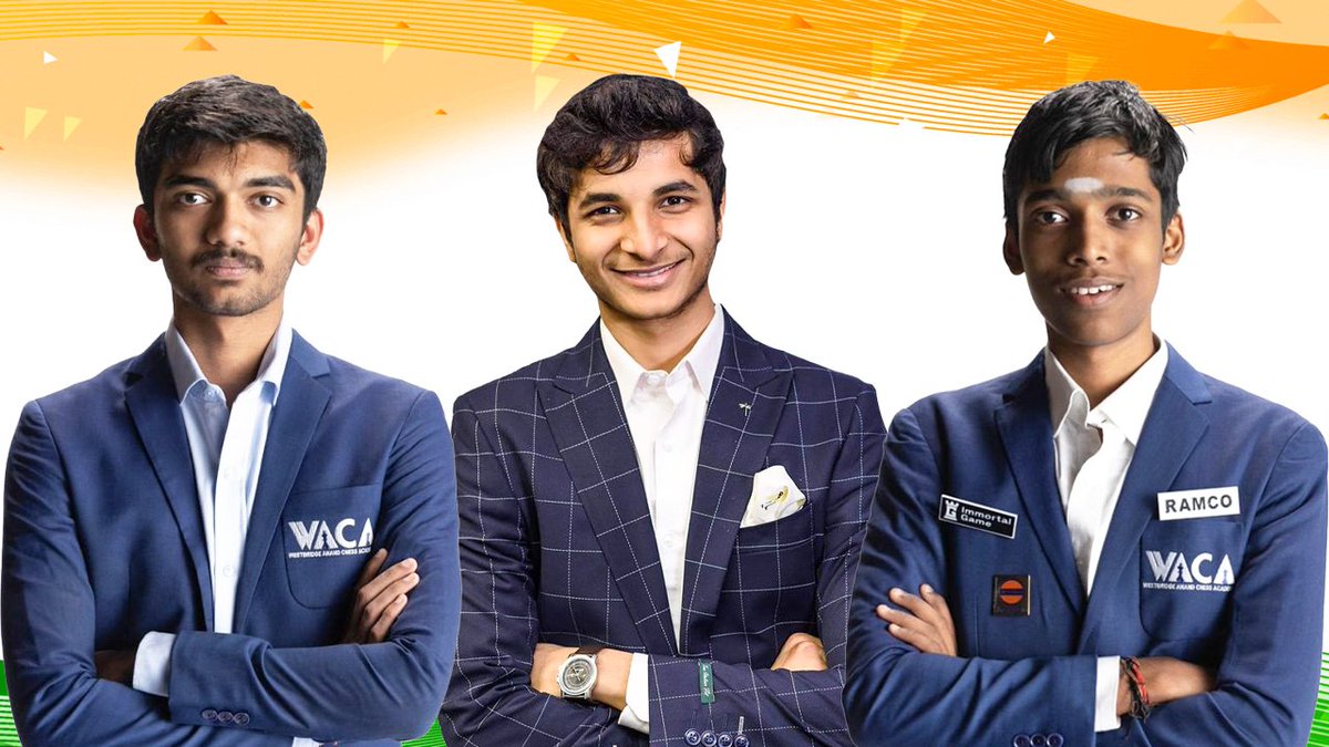 Indian GMs Gukesh Dommaraju, Vidit Gujrathi and Praggnanandhaa Rameshbabu will play the 2024 FIDE Candidates!
