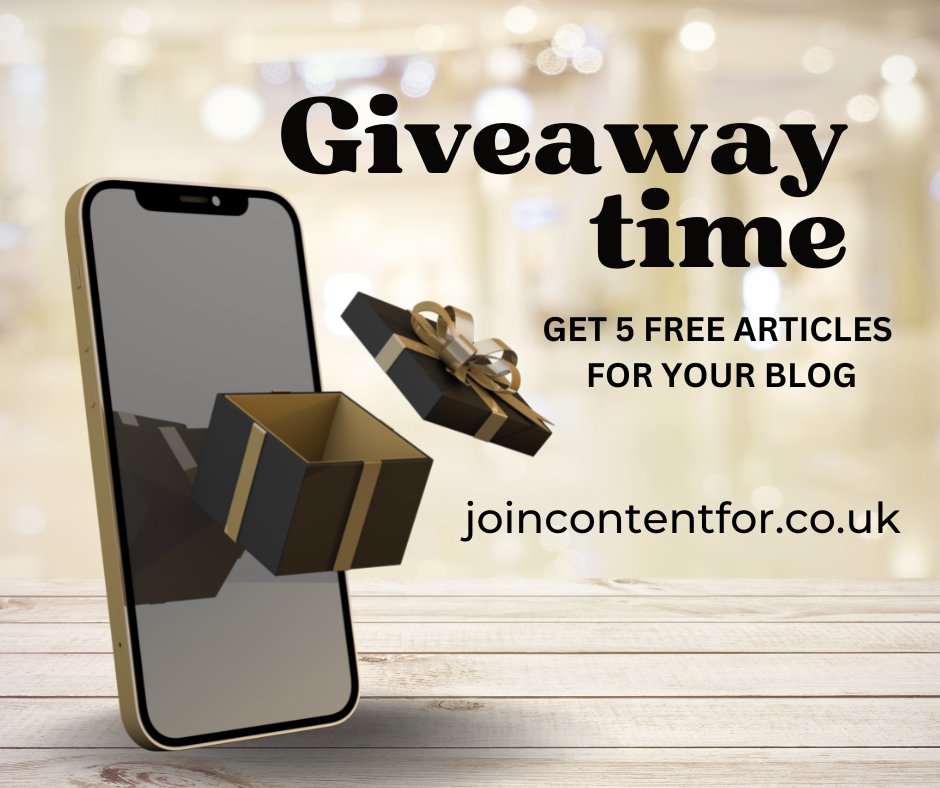 broadwaypublish's tweet image. “Writing and publishing poor quality blog articles is among the top reasons why your content marketing will fail.” Get help! Go here and get five top-quality blog articles for FREE! joincontentfor.co.uk #estateagents #contentfor #marketing #freegift #marketing #blogcontent