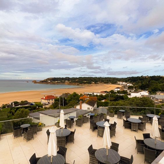 If you're visiting in Jersey book the amazing Biarritz Hotel in St Brelade. The stunning views over the sandy bay from the rooms alone are worth your stay, but the hotel offers so much more. Read my full review here bit.ly/3Q0O8wB @biarritzjersey <a href="/visitjersey/">Visit Jersey</a> #presstrip