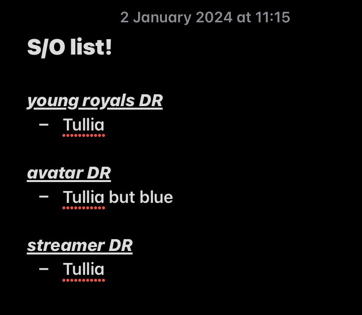 seaonung's tweet photo. very varied list if u ask me https://t.co/F3qPuj6Q0s