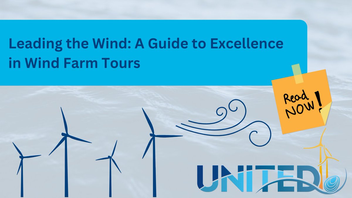 Master guiding in wind energy parks with the #H2020UNITED Danish Pilot Manual! Learn from #Middelgrunden WindFarm's approach, detailed in our guide full of appendices &amp; safety insights. Explore now and lead the way! 🔗 Here:tinyurl.com/5fc49xwr  #OceanMultiUse