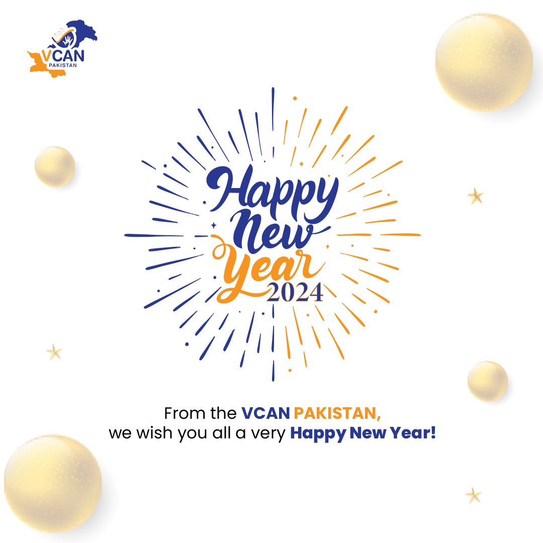 PakistanVcan's tweet photo. Happy New Year to Everyone.✨ 

Hope we all bring changes and achieve our Goals in this coming year. ✌🏻

Come join us to be a part of VCAN Pakistan and create a difference because every child deserves a life.  

#VCANPakistan
#UNICEF
#PAHCHAAN
#ChildRights
#ChildProtection https://t.co/Dov5bPULmy