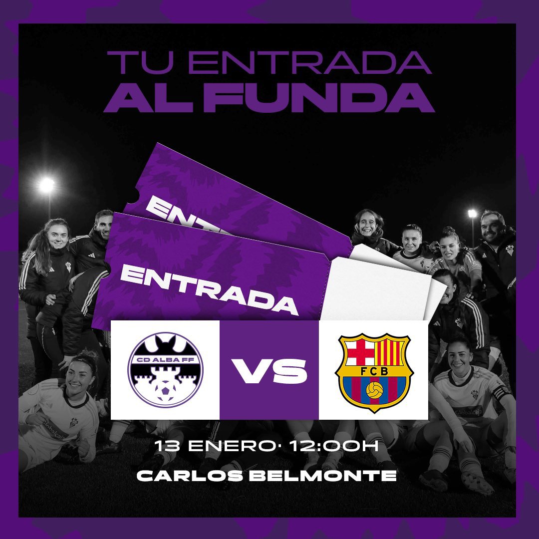 Comienza el año de la mejor manera 🫶🏼 

Compra tu entrada para el Funda - Barça 🎟️ …nalbacetebalompie.compralaentrada.com