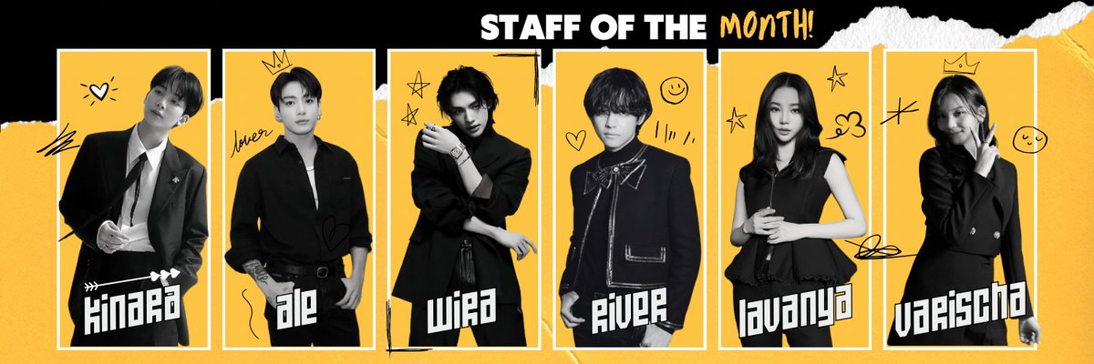 DIAMNDOFFICE's tweet image. ️️
️️
📌 #BoardOfDiamond 

Selamat untuk Kinara, Alexander, Wira, River, Lavanya &amp;amp; Varischa yang mendapatkan title Staff &amp;amp; Talent Of The Month! Keep the good work. 
️️️️
️️