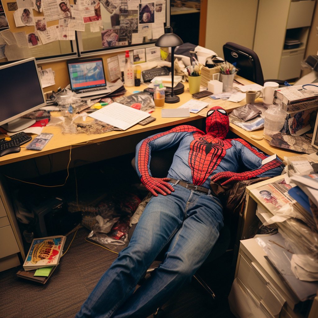 Spider-Man: Wants to be at Home #Back2Work #PostVacationBlues