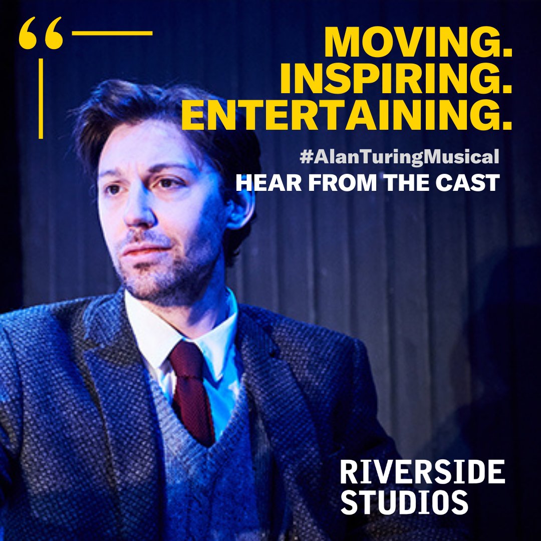 RiversideLondon's tweet photo. ALAN TURING - A MUSICAL BIOGRAPHY: From @earlymornings19
Opens 8 January >> https://t.co/jNHNeibL3d 🔗
“The show sees Alan age 32 years from child to adult ... with little to no break in stage time.”
#riversidestudios #hammersmith #AlanTuringMusical #AlanTuring https://t.co/pU7lnTzn1r