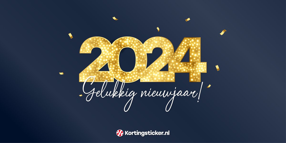 kortingsticker tweet picture