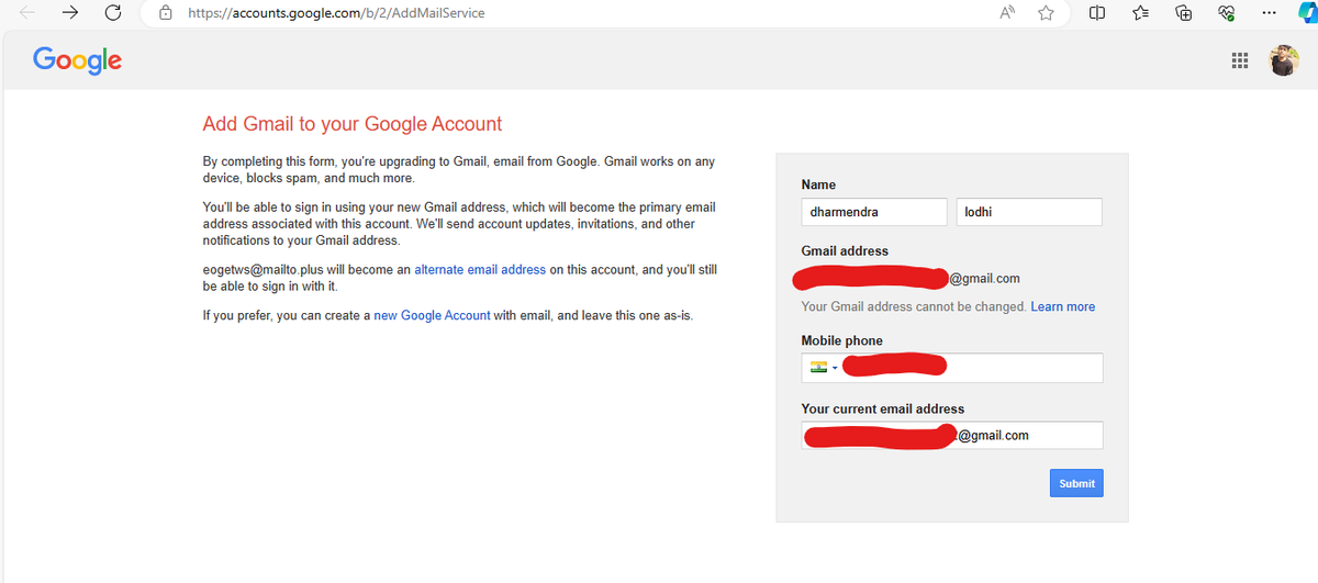 DharmTweets4u's tweet photo. Hi, team
I am continuously trying to reach google but no luck, sent multiple emails also for the same, but not getting response from google.

I am not able to open my Gmail account, attaching screenshots for the same.
Please help!!

@Google @gmail @madebygoogle https://t.co/68uWtKyHYk