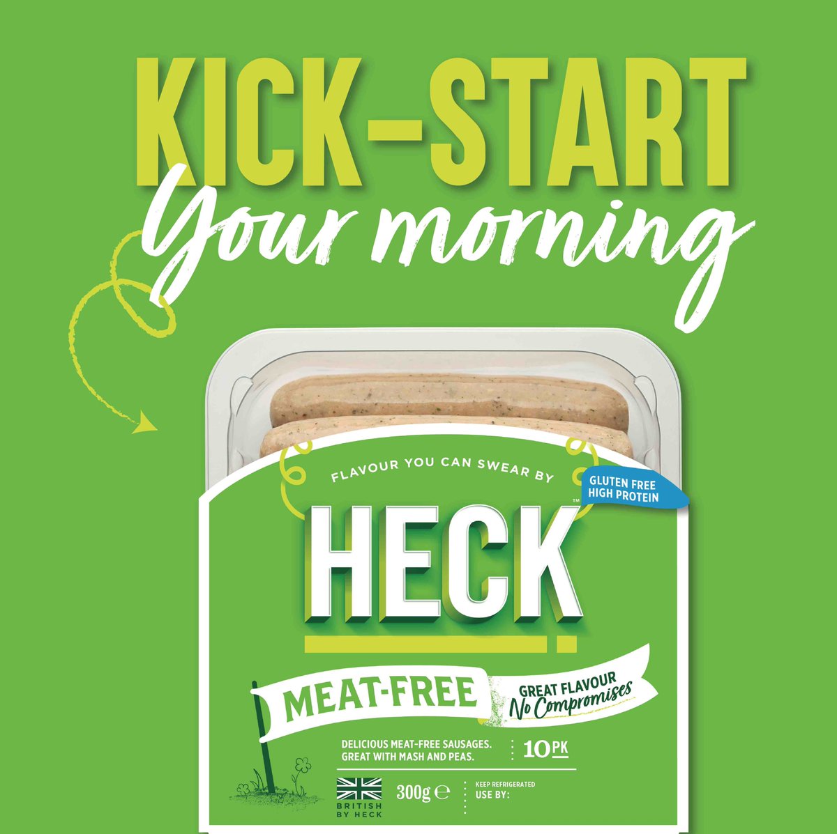 Start your #Veganuary mornings with a bang(er)! Our Meat-Free Sausages are the perfect solution if you’re missing pork! 🌭💚👌