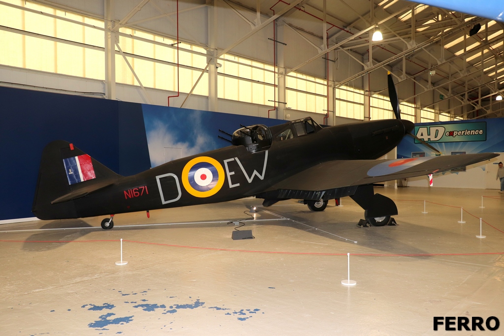 RAF Boulton Paul Defiant I - N1671 - at the Royal Air Force Museum in Cosford #AvGeek #avgeeks #aviation #planespotting #aviationdaily #aviationphotography