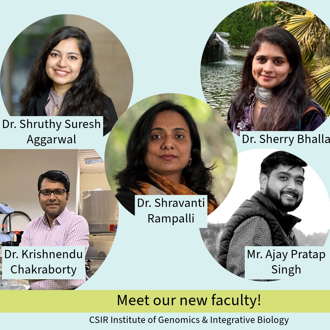 Meet our new scientists! Get a glimpse of their work in this week's featured article, 'Welcome to the fold!' of the Jan 2024 issue of Pulse, IGIB digital magazine. pulse.igib.res.in/?p=3434