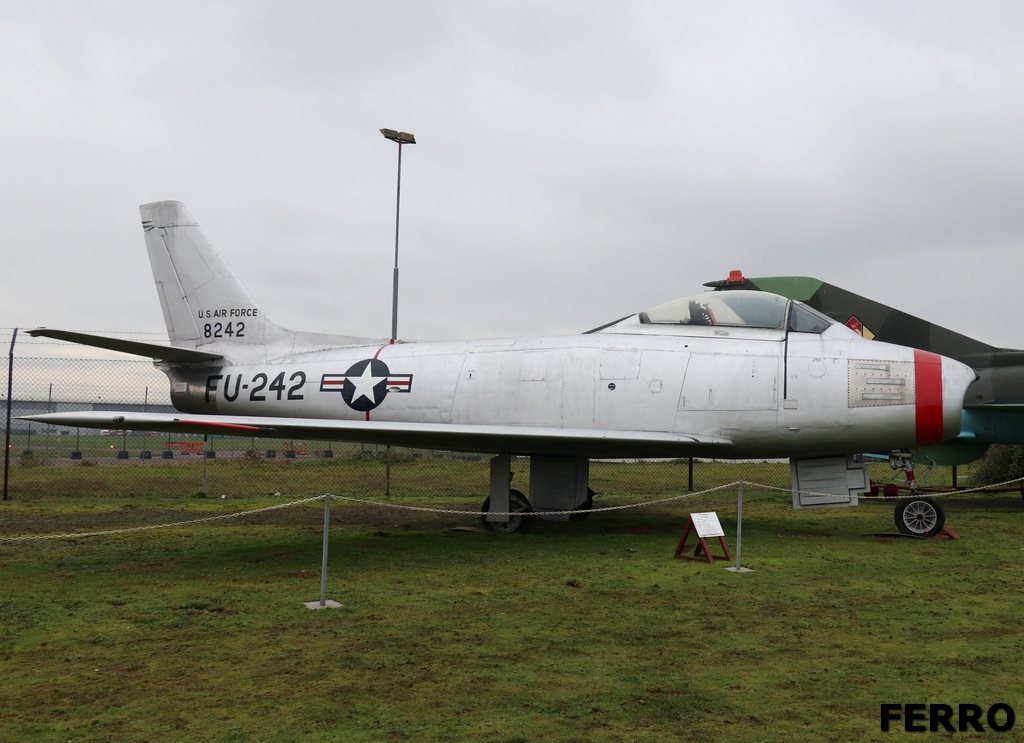 USAF North American F86A Sabre - 48-242 on display at the Midlands Air Museum in Coventry #AvGeek #avgeeks #aviation #planespotting #aviationdaily #aviationphotography