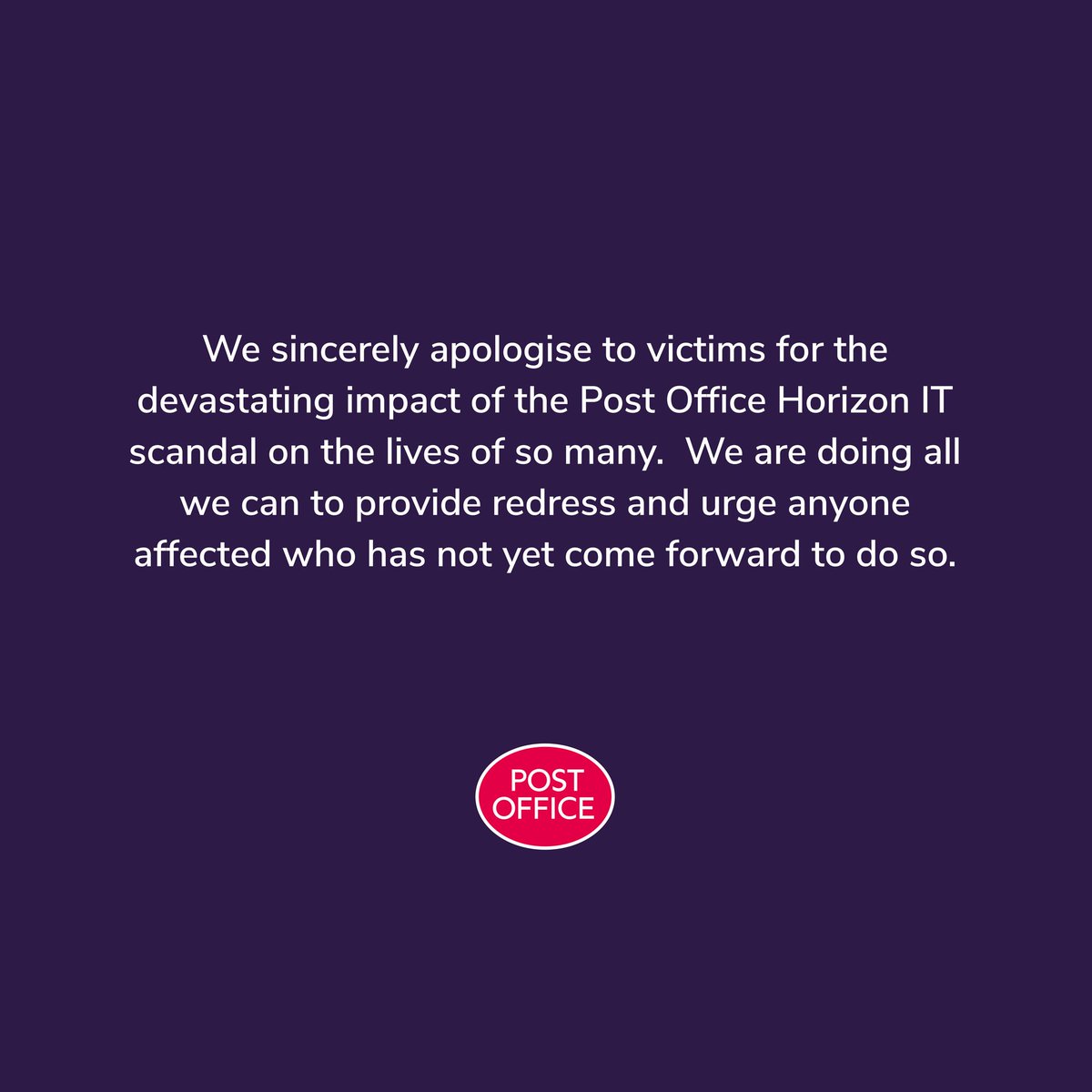 Post Office tweet media