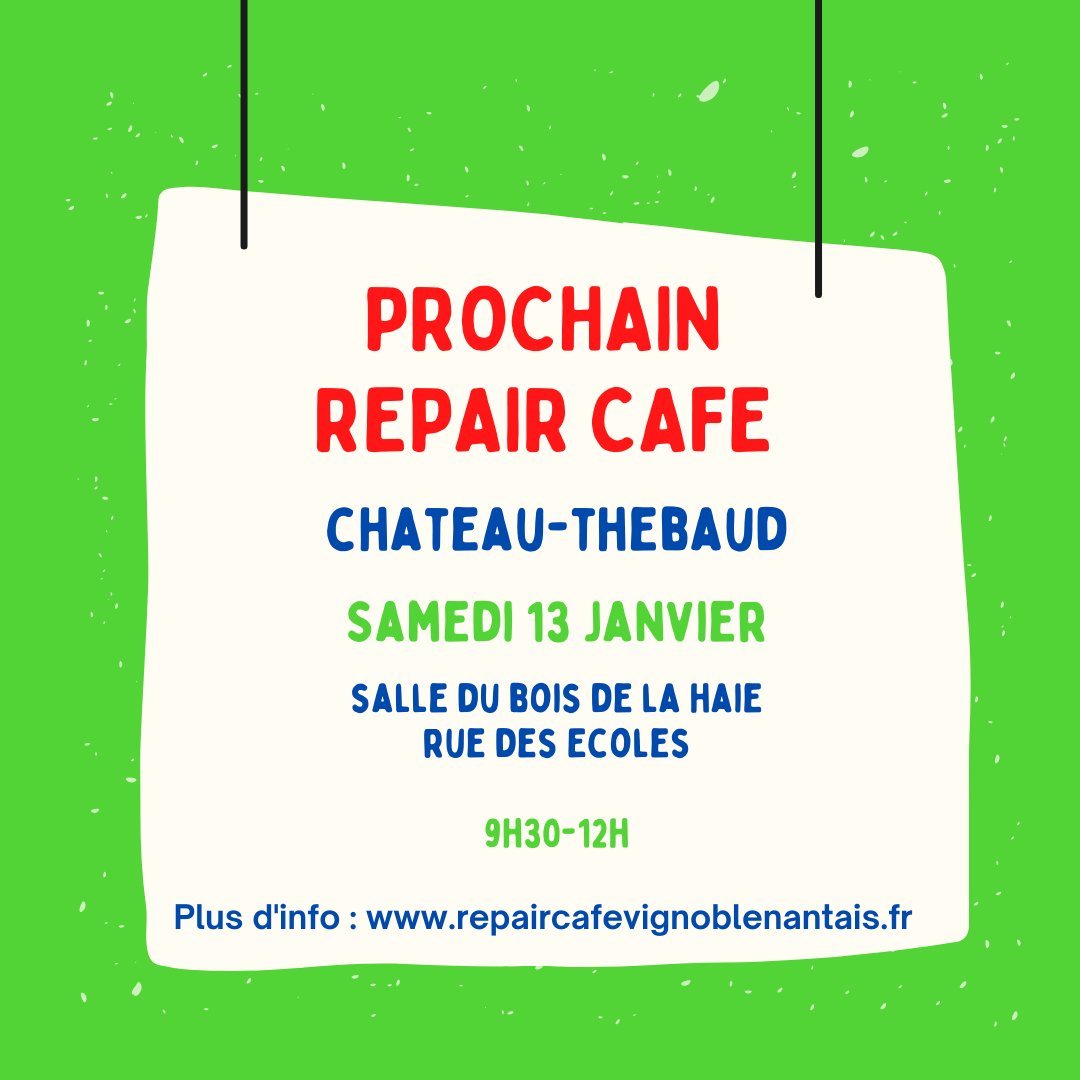 Repair Café du Vignoble nantais tweet media