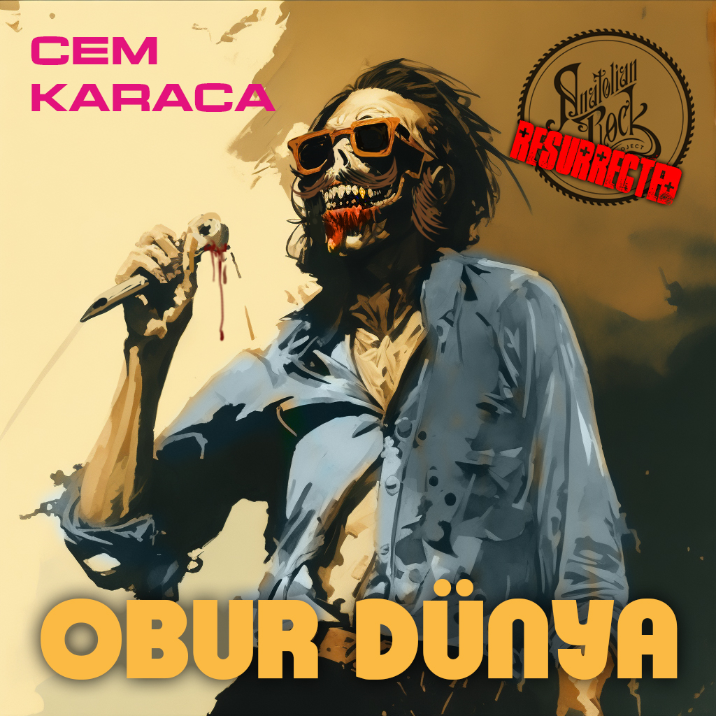 Nevermade Comics gururla sunar! Cem Karaca 'Obur Dünya' Anatolian Rock Resurrected @AnatolianRockRP @gokhanyucel #cizgiroman #comics #cemkaraca #oburdünya #Sketchtoimage #sketch #illustration #characterart #zombie