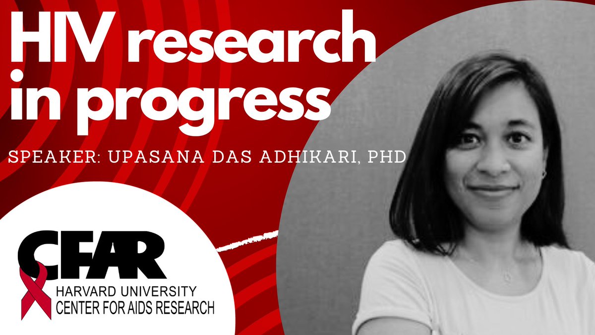 This Friday JAN-5 (8am US ET) PhD @UpasanaDA presents her #HIV #research in progress “Immunometabolic regulation of mucosal CD8+T cells on the intestinal barrier integrity of people with HIV on ART” @harvardmed @kwonlab @ragoninstitute @mgh_id info at conta.cc/48EBuLs