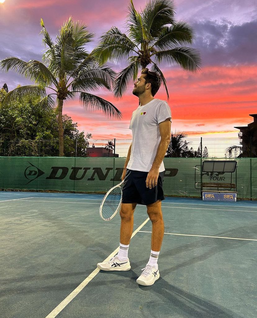 sebworldtennis's tweet photo. Pour son premier match de l’année au Challenger 100 de Nouméa 🇳🇨, Jules Marie s’incline contre Arthur Cazaux (ATP 130) 1-6, 6-3, 3-6 en près de 2 heures.
🔜 Qualifs de l’AO 🇦🇺.
#tennis #OpenSifa #JulesMarie #ATPChallenger https://t.co/34CVdKyn9s